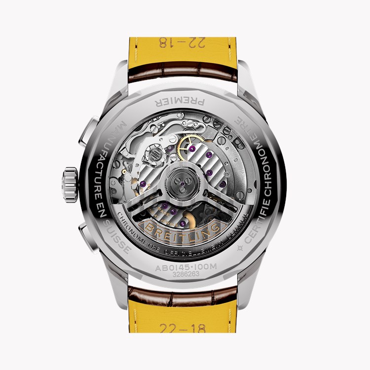 Breitling Premier BO1 Chronograph 42 42mm, Beige Dial, Arabic Numerals_2