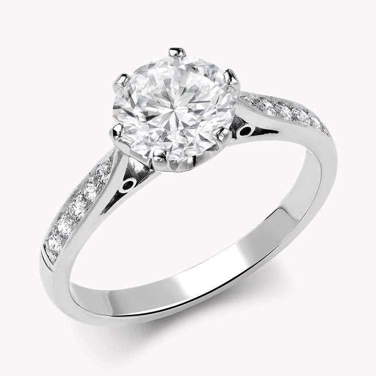 Antique Inspired 1.33ct Diamond Solitaire Ring Brilliant cut, Claw set_1