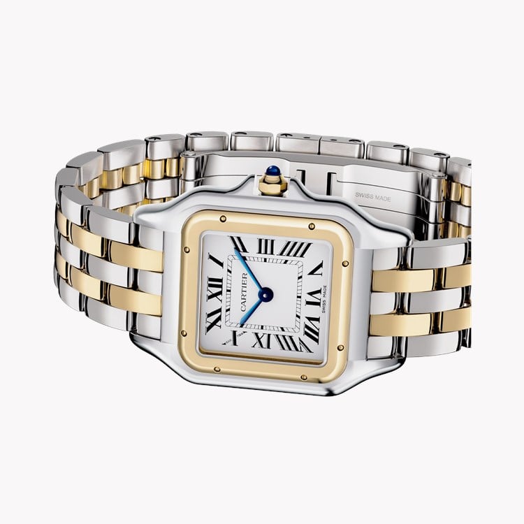 Cartier Panthère de Cartier Medium, Silver Dial, Roman Numerals_2