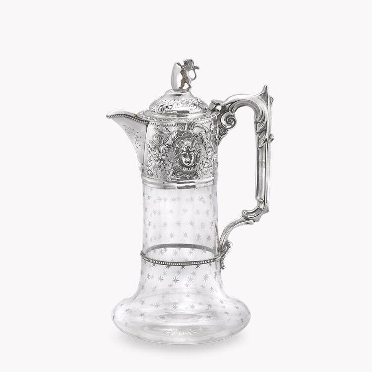 Silver Victorian Claret Jug Hallmarked London_1