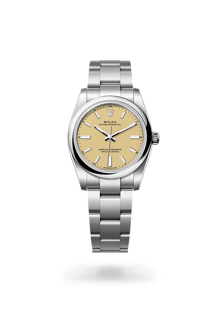 Oyster Perpetual 34, Oyster, 34 mm, Oystersteel