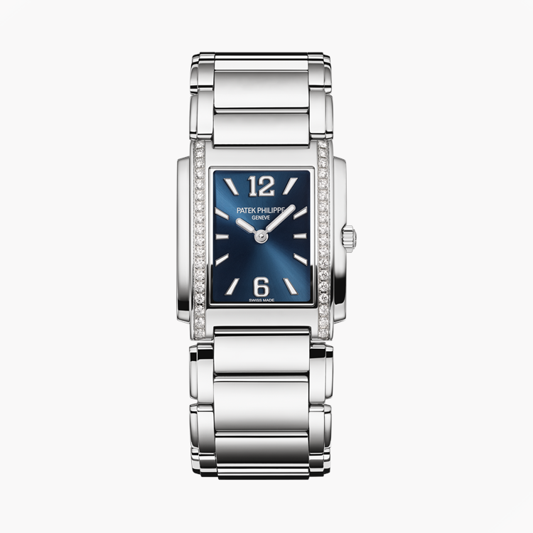 Patek Philippe Twenty~4 25.1mm, Blue Dial, Baton Numerals_1