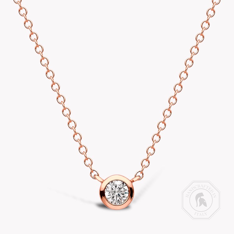 Sundance Diamond Pendant Brilliant Cut, Rubover Set_1