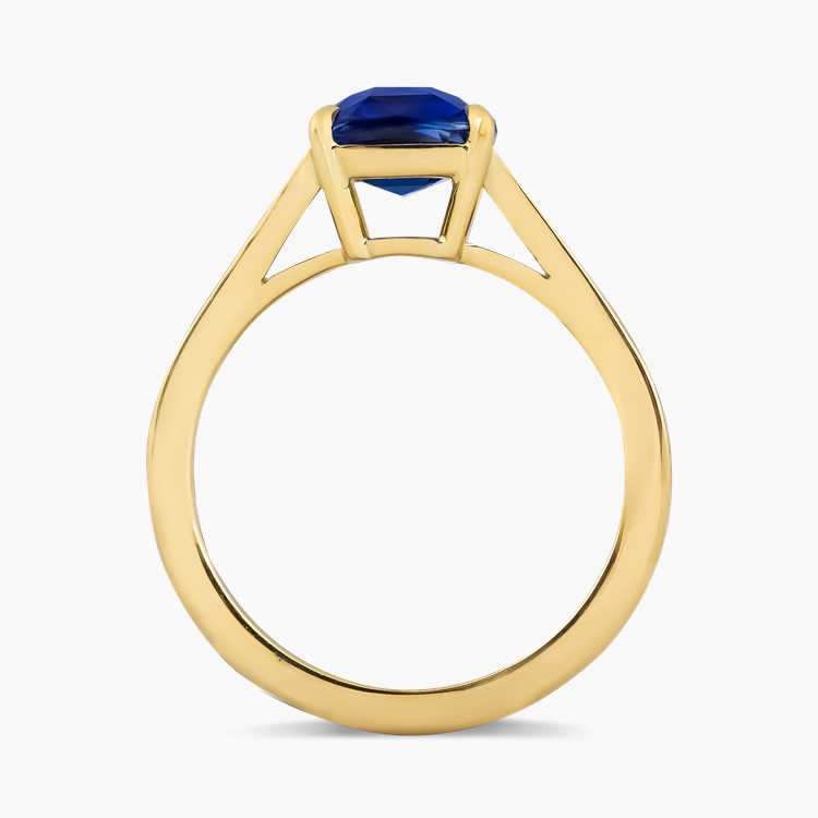 Masterpiece 3.06ct Madagascan Sapphire and Diamond Ring Modern Cushion Cut, Claw Set_3