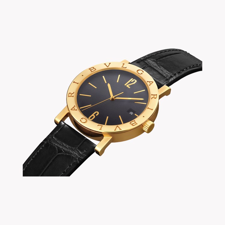 Bvlgari Bvlgari 38mm, Black Dial, Arabic/Baton Numerals_2