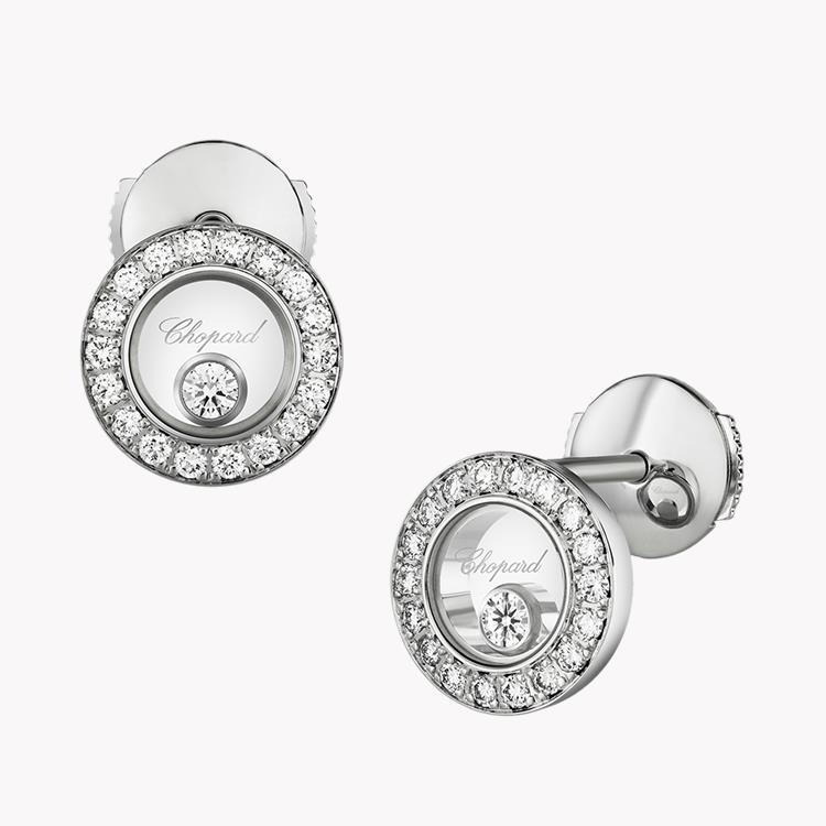 Chopard Happy Diamonds Round Shaped Studs Brilliant Cut, Grain Set_2