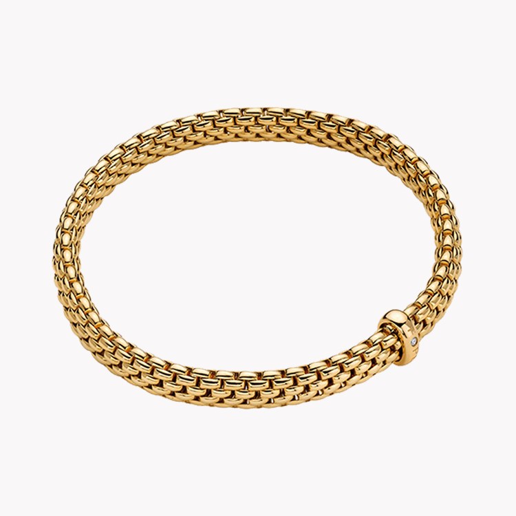 FOPE Vendôme Medium Flex'it Diamond Bracelet Brilliant Cut, Rubover Set_1