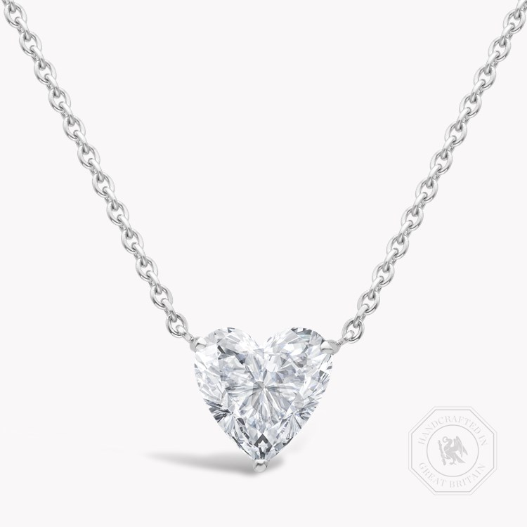 Heart Cut Diamond Pendant Heart Cut, Claw Set_1