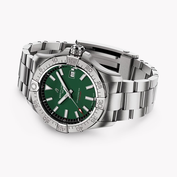 Breitling Avenger Automatic 42 42mm, Green Dial, Baton Numeral_3