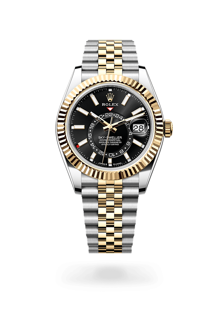 Sky-Dweller, Oyster, 42 mm, Oystersteel and yellow gold
