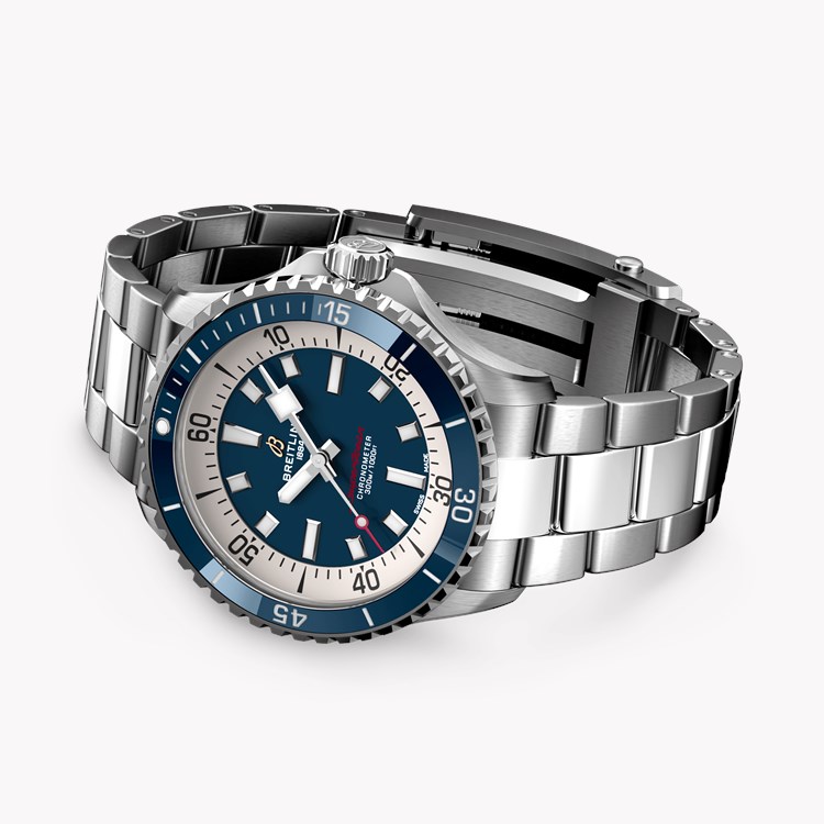 Breitling Superocean Automatic 42 42mm, Blue Dial, Baton Numerals_4