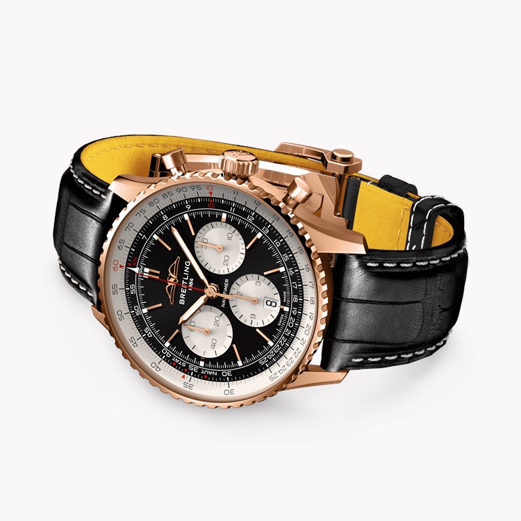 Breitling Navitimer B01 Chronograph 43 43mm, Black Dial, Baton Numerals_4
