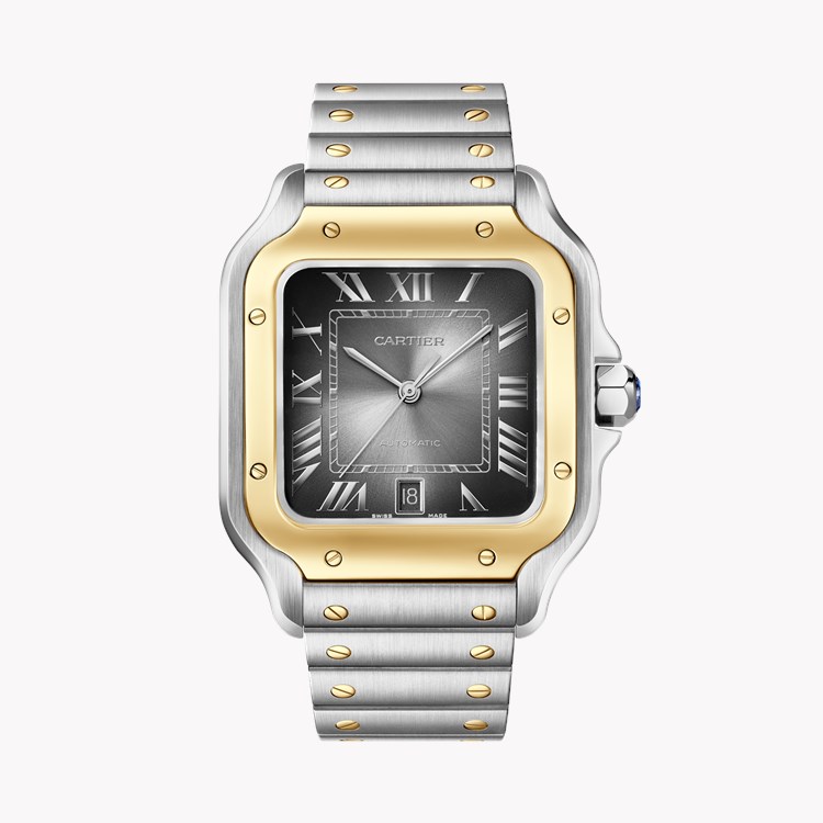 Cartier Santos de Cartier Large, Grey Dial, Roman Numerals_1
