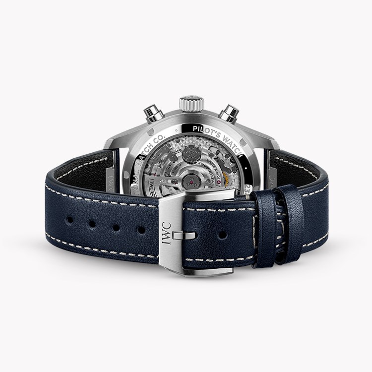 IWC Pilot's Chronograph 41 41mm, Blue Dial, Arabic Numerals_5