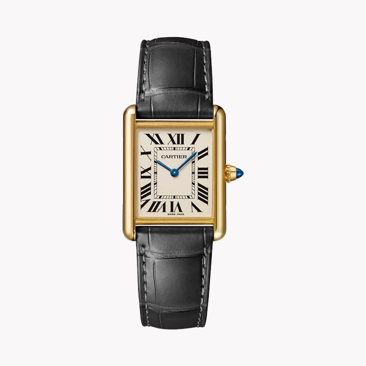 Cartier Tank Louis Cartier Medium, Silver Dial, Roman Numerals_1