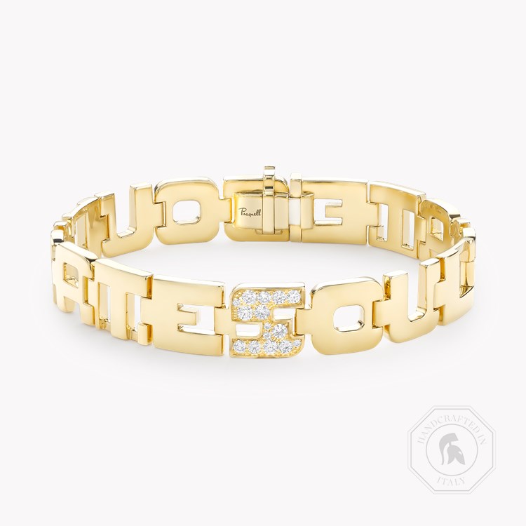 Loveletters "SOULMATE" Bracelet Brilliant Cut, Grain Set_1