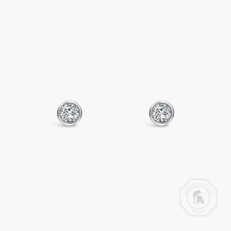 Sundance Diamond Stud Earrings Brilliant Cut, Rubover Set_1