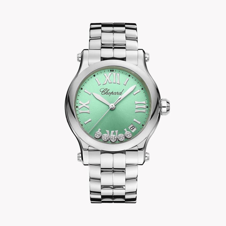 Chopard Happy Sport 30mm, Green Dial, Roman and Baton Numerals_1