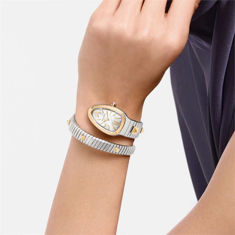 Bvlgari Serpenti Tubogas Limited Edition 35mm, Quartz, Steel & 18ct Yellow Gold_4