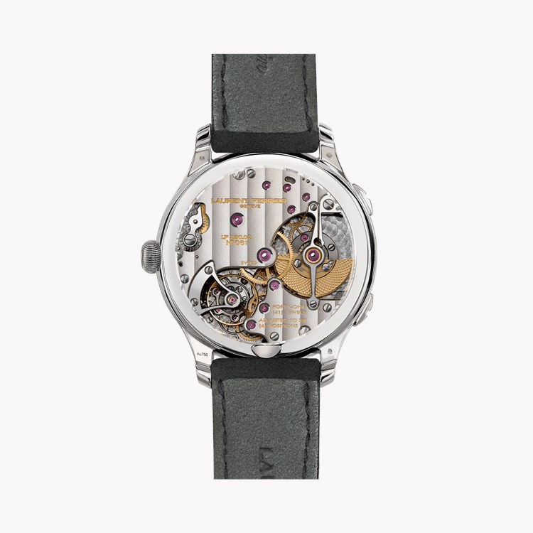 Laurent Ferrier Classic Traveller Globe 41mm, Blue and Grey Dial, Baton Numerals_2