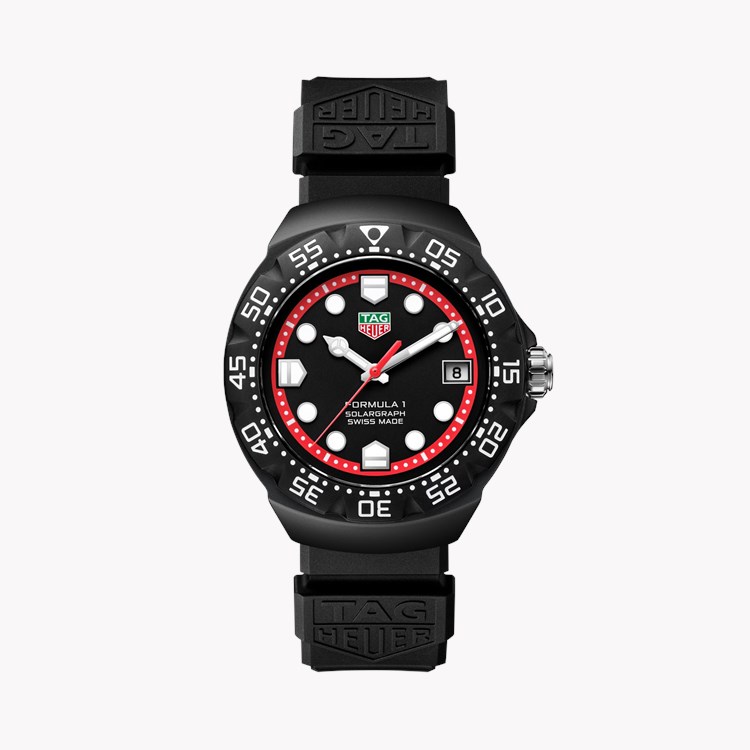 TAG Heuer Formula 1 SolarGraph 38mm, Black Dial, Dot Numerals_1