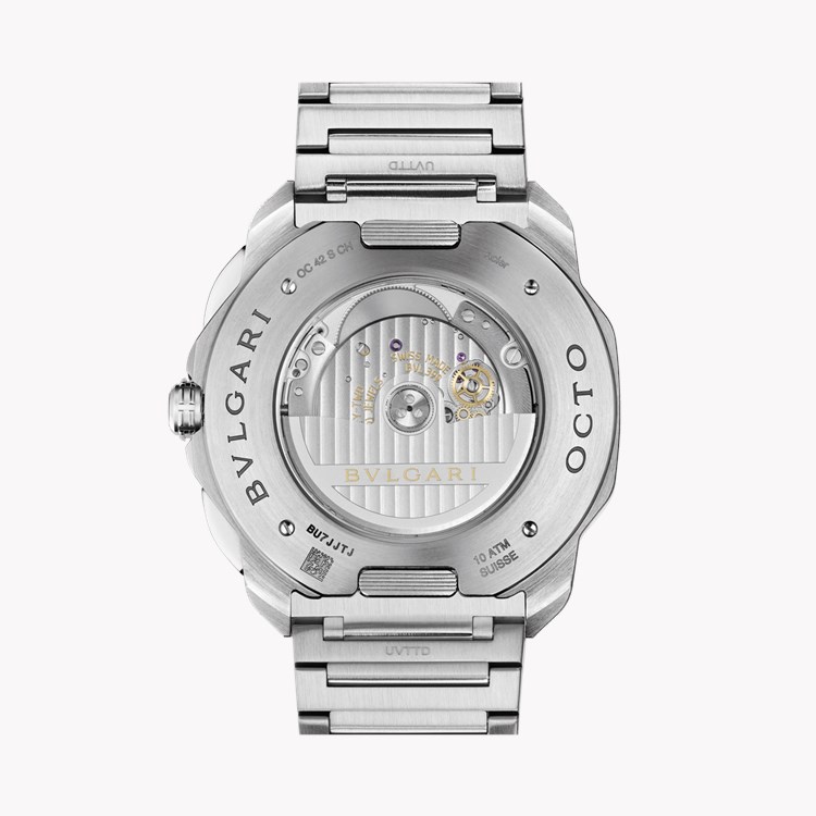 Bvlgari Octo Roma 42mm, Black Dial, Arabic/Baton Numeral_4