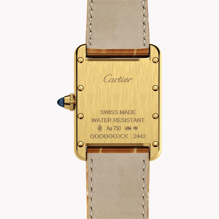 Cartier Tank Louis Cartier Small, Silver Dial, Roman Numerals_3