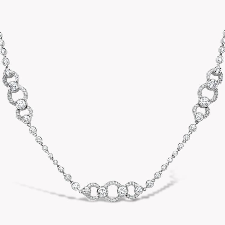 Masterpiece Brilliant Cut Diamond Necklace 7.60CT in Platinum Brilliant Cut_2