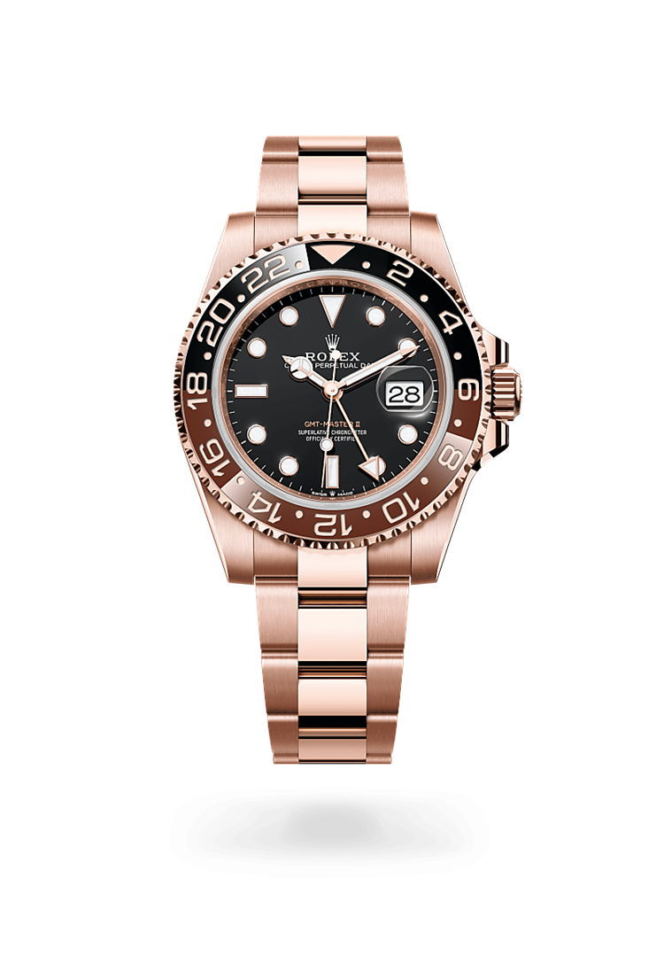 GMT-Master II, Oyster, 40 mm, Everose gold