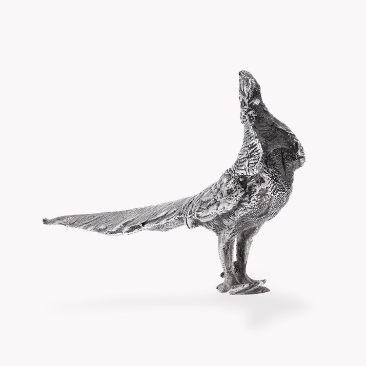 Elizabeth II Silver Cockerill Ornament Hallmarked Birmingham 1960_1