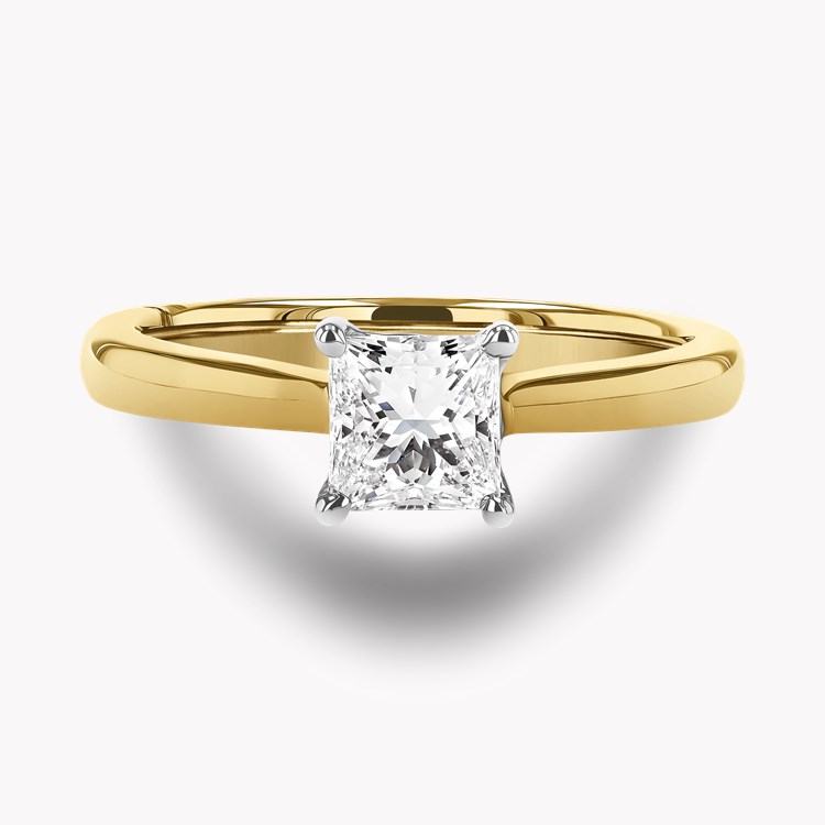 Gaia 0.50ct Diamond Solitaire Ring Princess Cut, Claw Set_2
