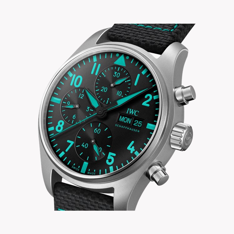 IWC Pilots 41 Mercedes-AMG 41mm, Black Dial, Arabic Numerals_3