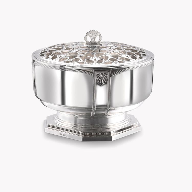 Silver George VI Rose Bowl Hallmarked Sheffield_1