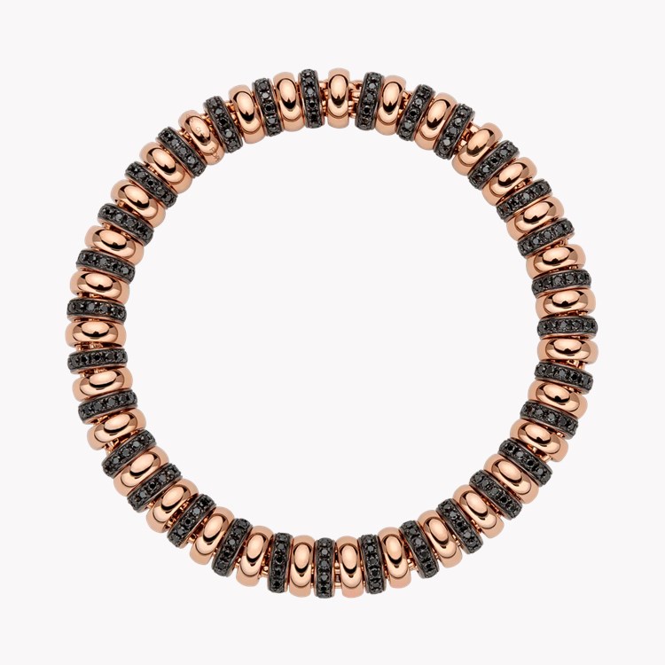 Fope Solo Flex'it 3.47ct Black Diamond Bracelet Brilliant Cut, Pave Set_2