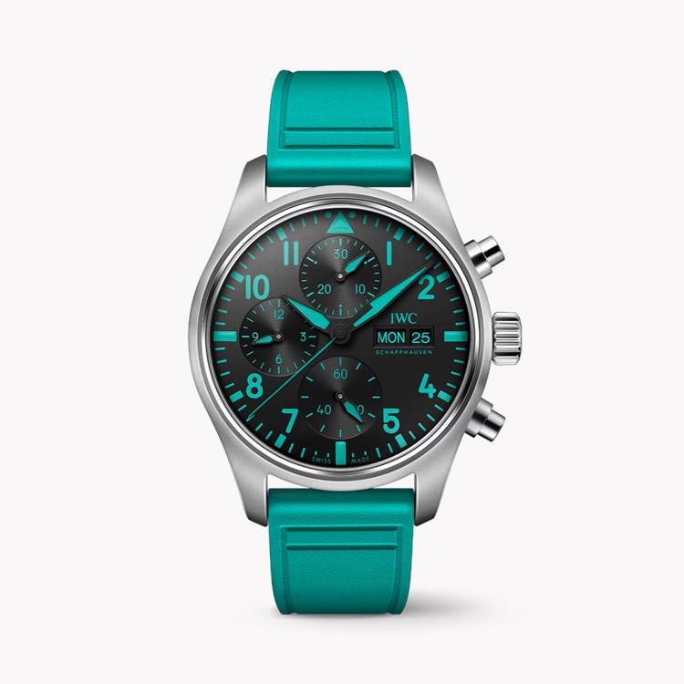 IWC Pilots 41 Mercedes-AMG 41mm, Black Dial, Arabic Numerals_1