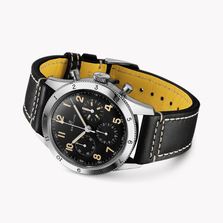 Breitling Avi Ref. 765 1953 Re-Edition 41mm, Black Dial, Arabic Numerals_4
