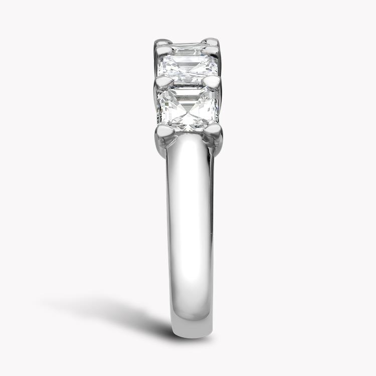 Asscher Cut Diamond Five-Stone Ring Asscher Cut, Five-Stone, Claw Set_4