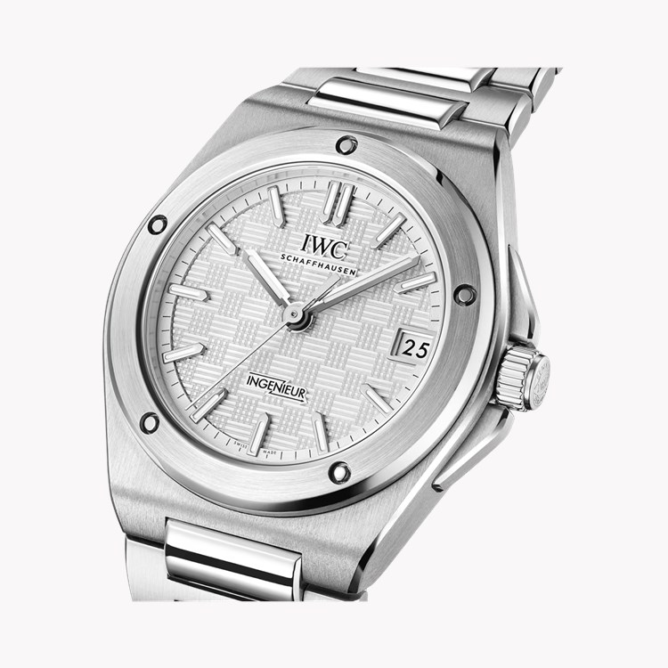 IWC Ingenieur 35mm, Silver Dial, Baton Numerals_3