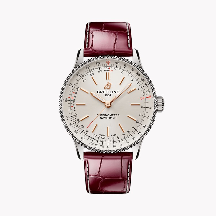 Breitling Navitimer 36 36mm, White Dial, Baton Numerals_1