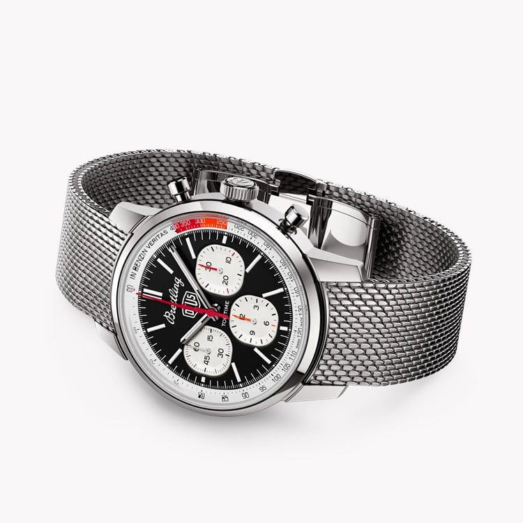 Breitling Top Time B01 Deus 41mm, Black Dial, Baton Numerals_3