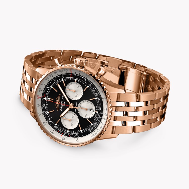 Breitling Navitimer B01 Chronograph 43 43mm, Black Dial, Baton Numerals_4