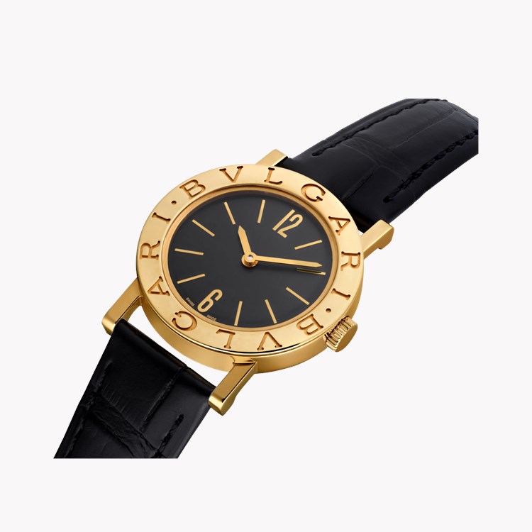 Bvlgari Bvlgari 26mm, Black Dial, Baton & Arabic Numerals_2