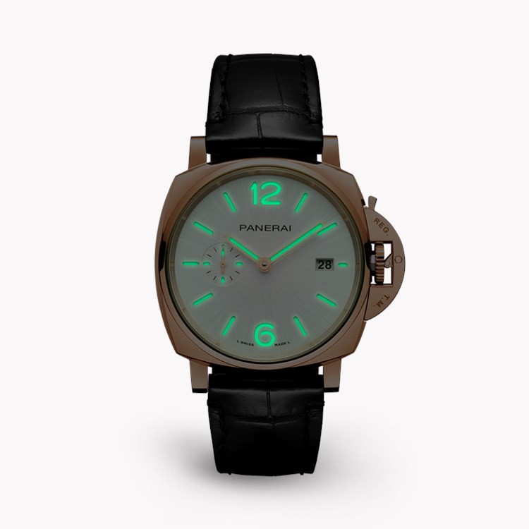 Panerai Luminor Due Goldtech™ 42mm, White Dial, Arabic/Baton Numerals_3