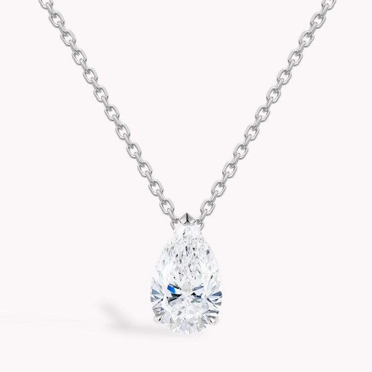 Pear Shaped Diamond Pendant Pear Shaped, Claw Set_1