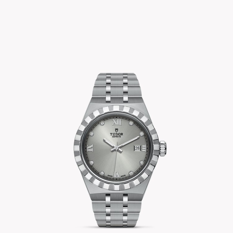 Tudor Royal 28mm. Silver Dial. Diamond Numerals_1
