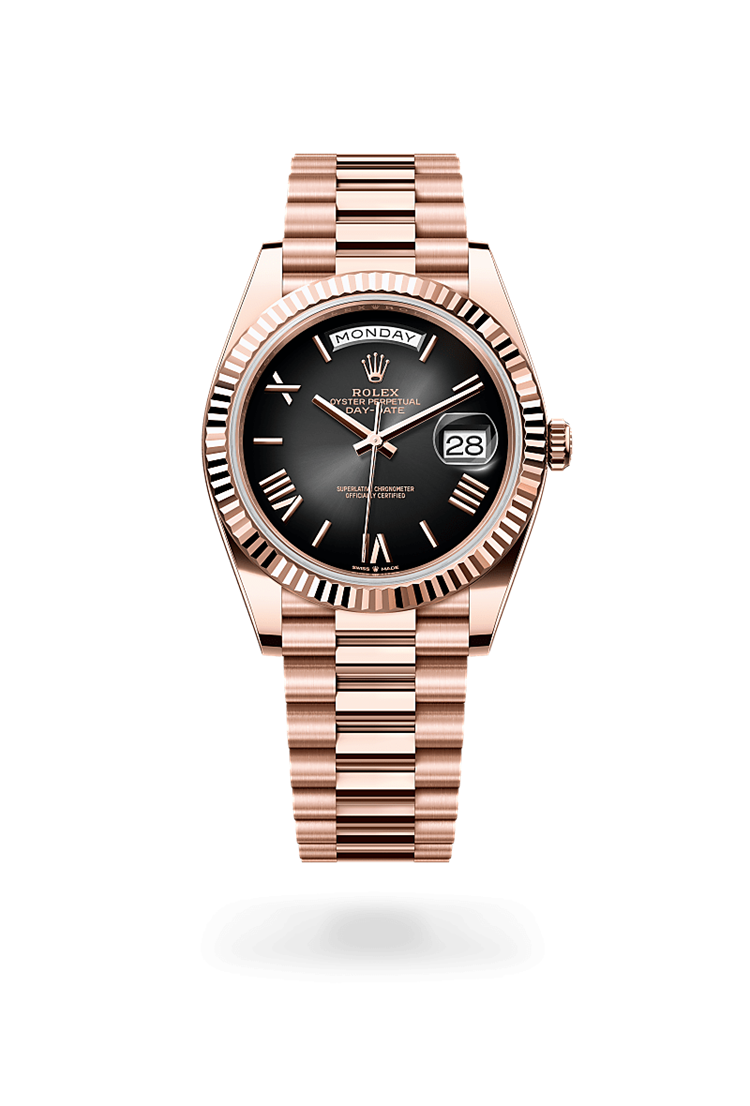 Day-Date 40, Oyster, 40 mm, Everose gold