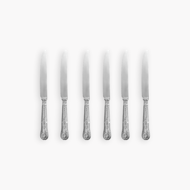 Silver Sixty-Seven Piece Queens Pattern Cutlery Set _6