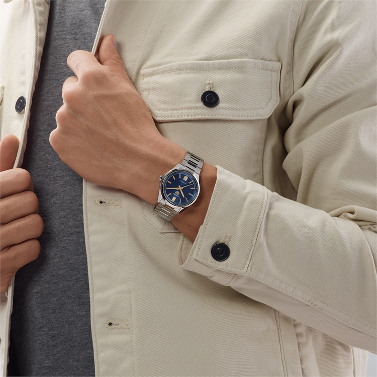 Tag Heuer Carrera Date 36mm, Blue Dial, Baton Numerals_10