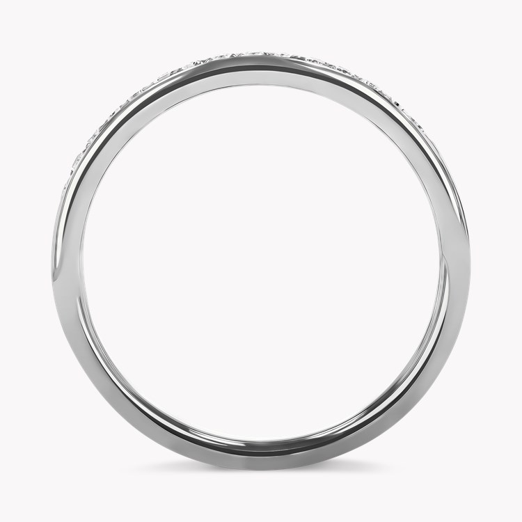 Brilliant Cut Diamond Half Eternity Ring Brilliant Cut  Half Eternity  Thread Set_3