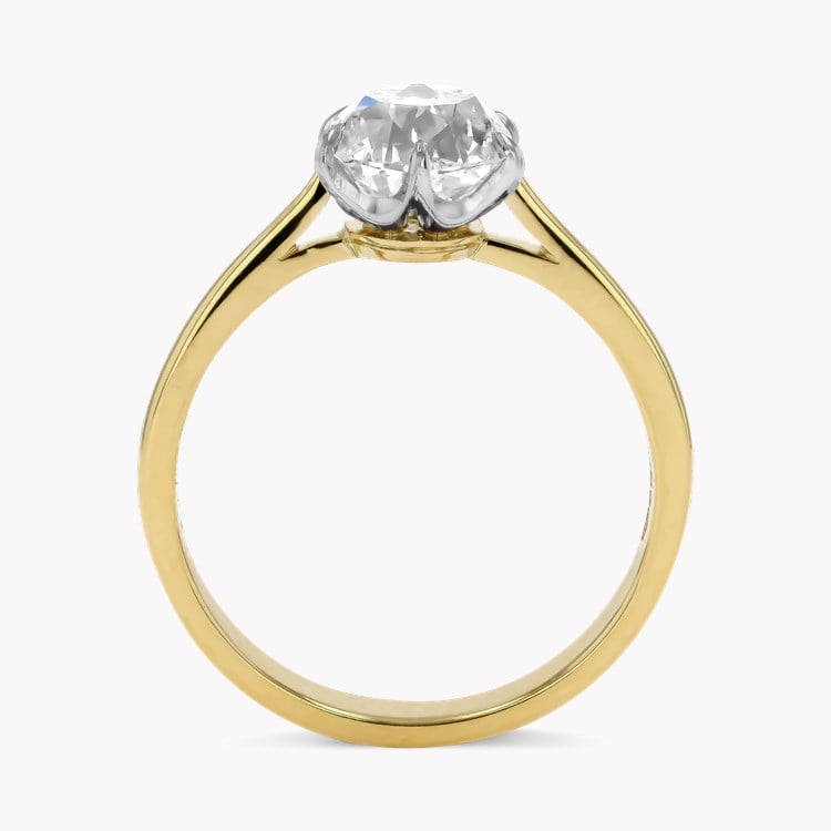 Antique Cushion Cut 1.72ct Diamond Six Claw Ring Antique Cushion Cut, Claw Set_3